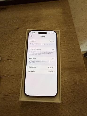 iphone telfon: IPhone 16 Pro, 128 GB — 6