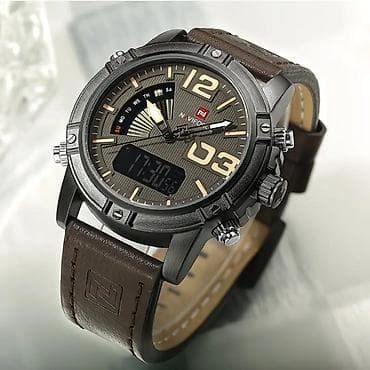 ilan saat: Qol saatı, NaviForce, rəng - Qara — 1