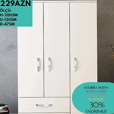 3 qapılı, Ağ, Açılan, Düz dolab — 8