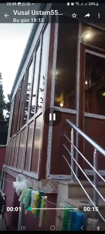 işlenmiş plastik pencereler: Balkon kapatma plastik. Kəyfi̇yətli̇. Sərfəli̇. Sürətli̇ — 3