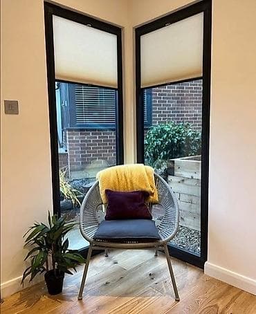 brilliant perde: Zebra jalüz pərdələr - İkili qatlı zebra sistemi: şəffaf və qapalı — 8