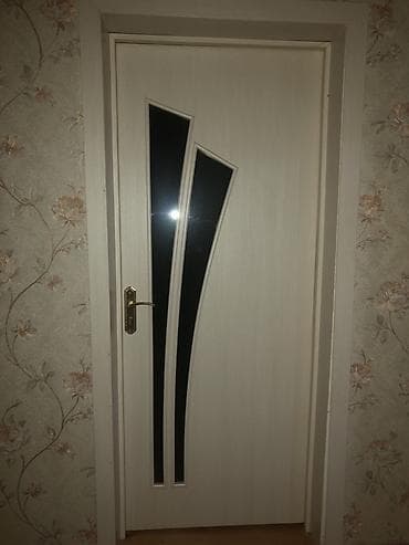 sehf qapi: Ağ rəngli interyer qapısı - Material: ağ tonlarda laminat/ MDF — 1