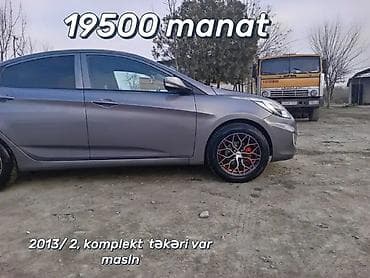 savet maşın: Hyundai Accent sedan - Kuzov: sedan, boz rəng - Mühərrik: benzin - — 5