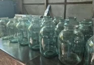 2kiloluq 2ededi 1m Şüşə bankalar müxtəlif növ ərzaq məhsullarının