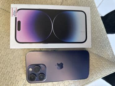 masin aksusuarlari kalonka: IPhone 14 Pro, 256 GB, Deep Purple, Zəmanət — 1