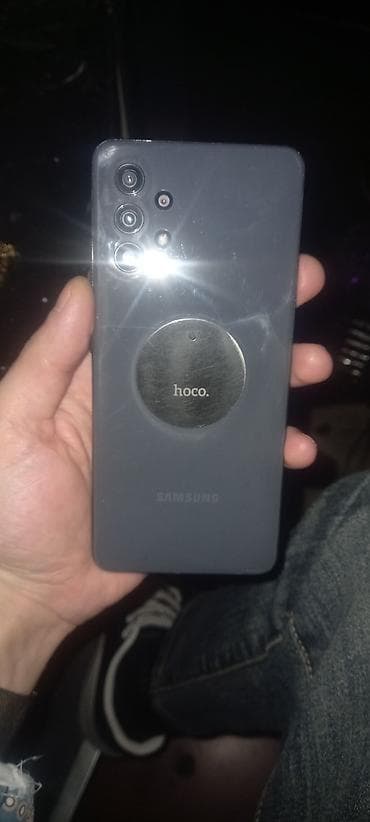 Техника для кухни: Samsung Galaxy A32, цвет - Серый, Отпечаток пальца — 3