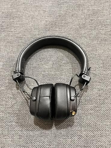 Qulaqcıqlar: Yeni Simli Qulaqcıqlar, Marshall, rəng - Qara — 1