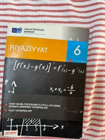 Dövlət İmtahan Mərkəzi tərəfindən nəşr olunmuş, Riyaziyyat fənni üzrə lalafo.az -da Dövlət İmtahan Mərkəzi tərəfindən nəşr olunmuş, Riyaziyyat fənni üzrə