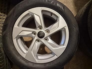 4 teker: İşlənmiş Disk təkər Kia 215 / 55 / R 16, 5 Boltlu — 4