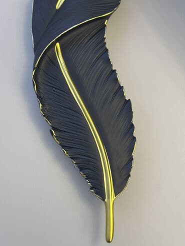 divar işığı: İşıqlı lələk bra. 4 fərqli rəng çeşiti olan bu dekor bralar evinizin — 12