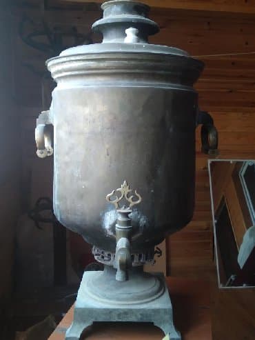 qədimi lampalar: Qedimi somavar pecati var usdunde 13dene — 3