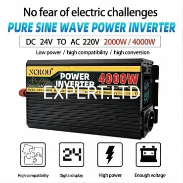 avtomobil lombardi: Yeni Inverter, 100-300 Vt, 12 - 220 volt, Ödənişli çatdırılma — 5