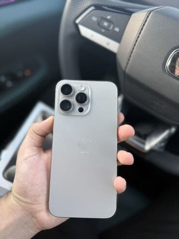 IPhone 15 Pro Max, 256 GB, Gümüşü, Face ID