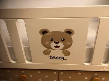 2 mərtəbəli çarpayı: Oğlan və qız üçün, İşlənmiş, Beşik, Matras ilə — 2