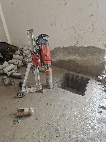 cin dili kursu: Beton və dəmir-beton konstruksiyalarda almaz qurğu ilə dəlik açma — 4