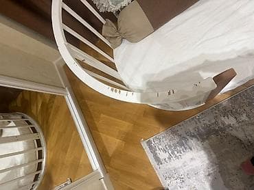 Usaq carpayisi satilir. Ortopedik dosek ve yumsaq bortiklerle — 3