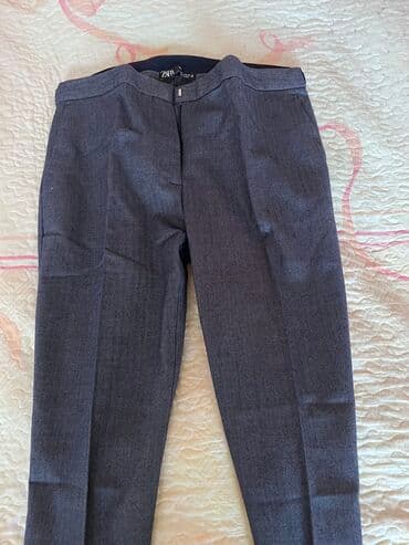 şalvar modelleri 2022: Şalvar, Zara, L, rəng - Boz — 1