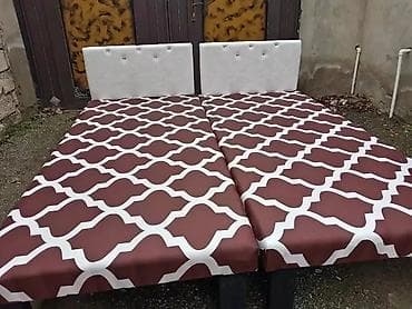 ev esya: Təzə çarpayılar. 1 nəfərlik çarpayılar 50 manat. 2 nəfərlik taxt 100 — 8