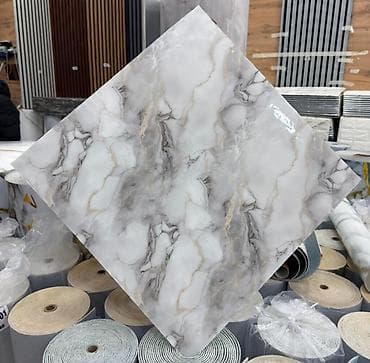 Pvc Mermer Panel Mərmər effekti verən PVC divar panelləri. 1.Arxası
