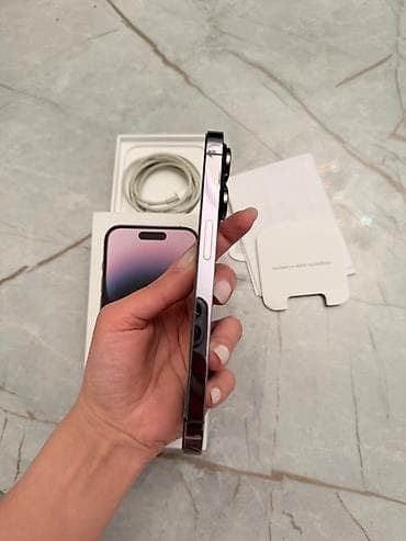 ipad satilir: IPhone 14 Pro, 256 GB, Deep Purple, Simsiz şarj, Face ID — 5