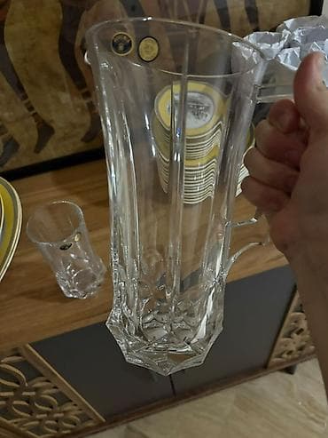 ickiler: ISTIFADE OLUNMAYIB!!! Crystal Bohemia süfrə dəsti - Brend: Crystal — 2