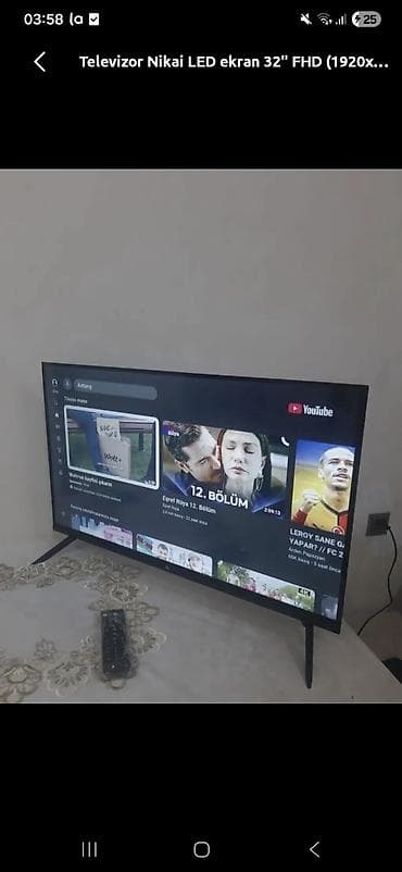 tv box mi: Televizor Nikai LED ekran 32" Ödənişli çatdırılma — 1