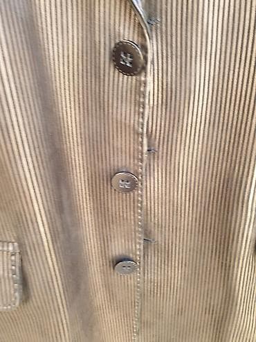 dəri pencək: Kişi kostyum gödəkçəsi – incə zolaqlı, tünd qəhvəyi/şokolad rəngi - — 4