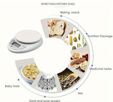 qoz bisiren aparat: Rəqəmsal mətbəx tərəzisi - İstifadə sahələri: bişirmə və — 1