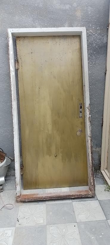 çöl qapılar: Metaldan giriş/texniki qapı – çərçivəsi ilə birlikdə. Xüsusiyyətlər — 1