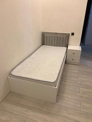 islenmis matras: Tək nəfərlik çarpayı dəsti - Ölçü: təxmini 90x200 sm tək nəfərlik — 1