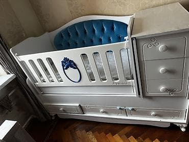 Beşiklər: Oğlan və qız üçün, Dördbucaq, Beşik, Dəstsiz, Matras ilə, Yellənmə mexanizmsiz — 3