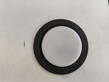 led h11: Daxili tavan LED panel işıqı - Dairəvi formalı, qara haşiyəli dizayn — 1