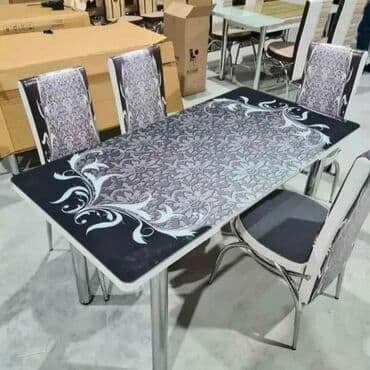 Masa və oturacaq dəstləri: Mətbəx üçün, Yeni, Açılan, 4 stul — 5