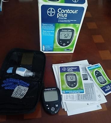 Qlükometrlər: Bayer Contour Plus qlükometr dəsti Məhsul təsviri: - Qan şəkərinin — 5