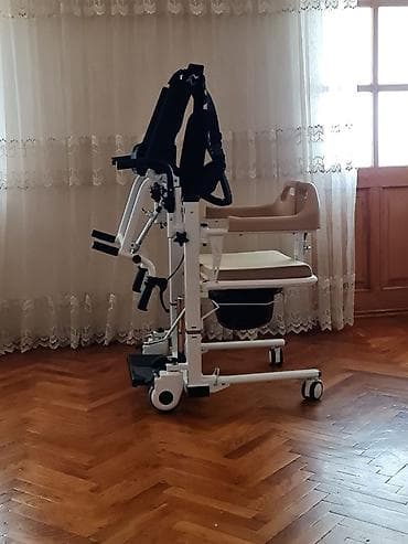 Ev tipli xəstə köçürmə və sanitar funksiyalı qoltuqlu lift arabası - — 3