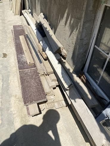 qapi ustu asmalar: Tikinti üçün taxta materialları və köməkçi ləvazimatlar paketi - — 3