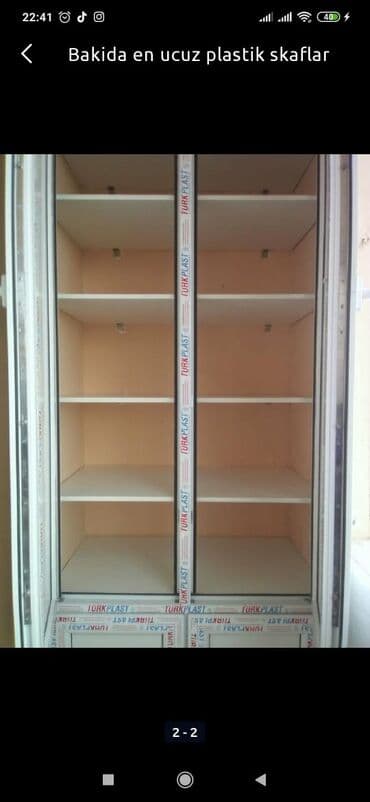 пластиковый шкаф на балкон: Plastik şkafların sifarişlə yığılması hər rəngdə və hər ölçüdə yığılır — 4