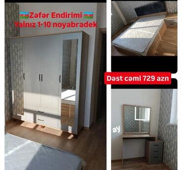 taxt örtükləri: İkinəfərlik çarpayı, Dolab, Yeni — 1