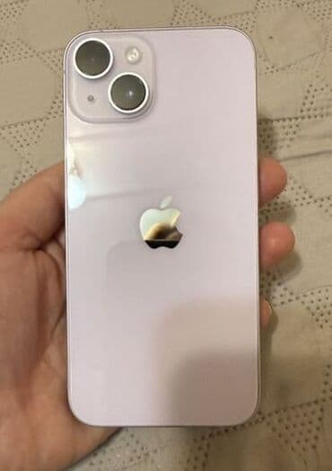 iphone se 2024 qiymeti: IPhone 14, 512 GB, Deep Purple, Simsiz şarj — 1