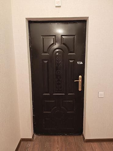 dəmir boçka: Metal giriş qapısı - Material: polad/metal konstruksiya - Rəng: tünd — 1