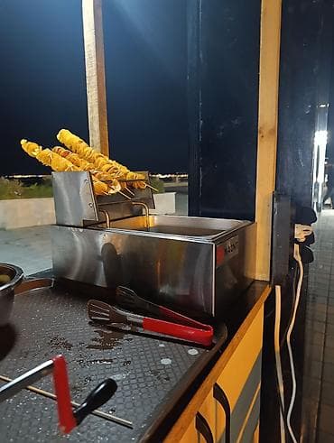 Kartof tornado aparat və avadanlıq seti - Paslanmayan poladdan