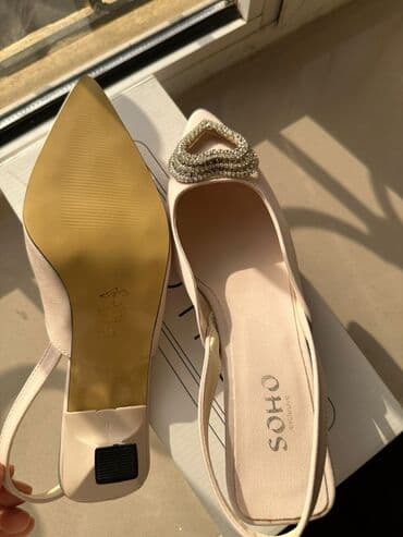 parçadan qadın mokasinlər: Tuflilər, Ölçü: 36, rəng - Çəhrayı, Yeni — 4