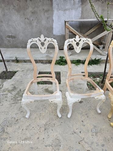 Taburetlər: Qonaq otağı üçün, Yeni, Qatlanmayan, Stul — 3