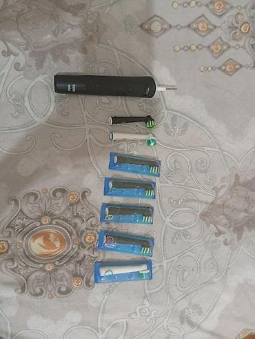 elektrikli kamin: Oral-B/Braun elektrik diş fırçası - Rəng: qara, rezinli sürüşməyən — 6