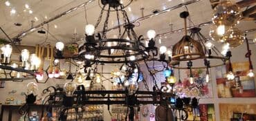 spot isiqlar: Çılçıraq, 10 və daha çox lampa, Metal — 2