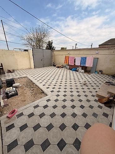 Напольные работы: Həyətyanı sahəsi və ev interyeri üçün kafel/daş döşəmə xidməti - — 1