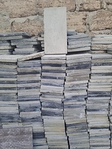 Beton/klinker tipli döşəmə və fasad plitələri.56.kvadratdı.cəmi 250m
