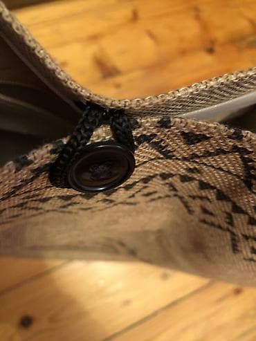 Monitorlar: Təbii toxuma materialından (kətan/jüt tipli) hazırlanmış geniş tutumlu — 3