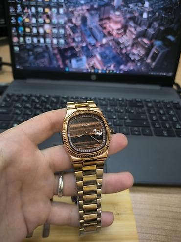 pasta roza: Qol saatı, rəng - Qızılı — 2