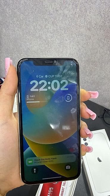işlenmiş iphone 11: IPhone 11, 64 GB, Ağ, Face ID — 4